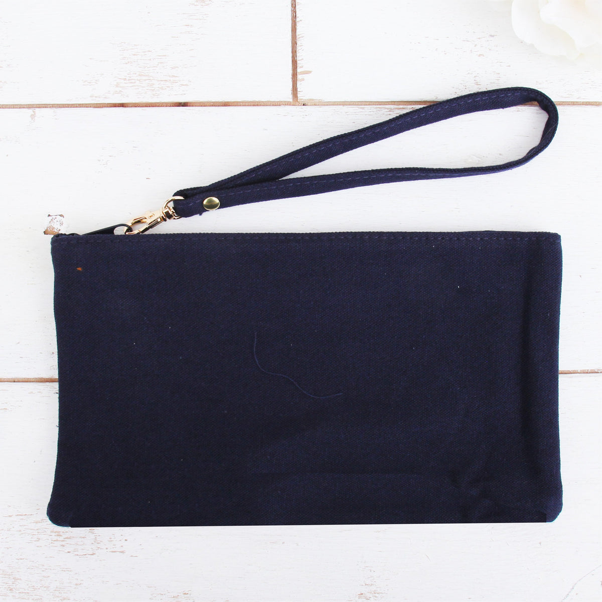 Glamadom Cotton Wristlet Bag - Navy