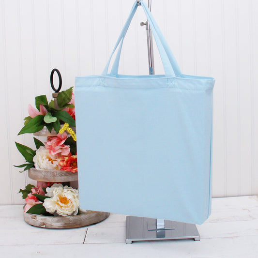 Glamadom Tote Coton Bag - Light Aqua