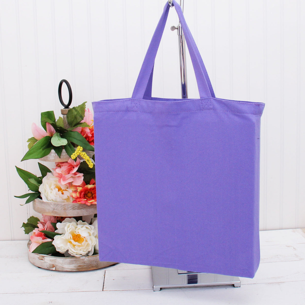 Glamadom Tote Coton Bag - Periwinkle