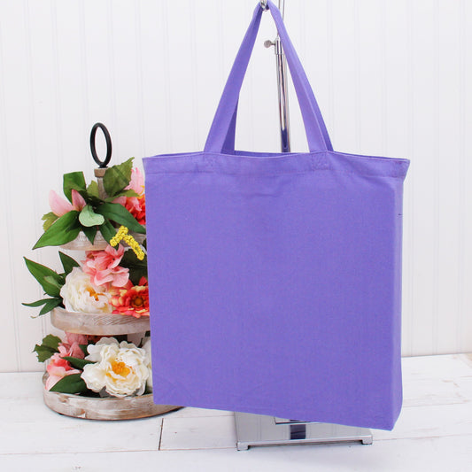 Glamadom Tote Coton Bag - Periwinkle